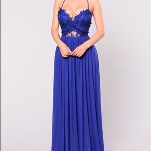 Fashion Nova Hello Darling Dress - Royal